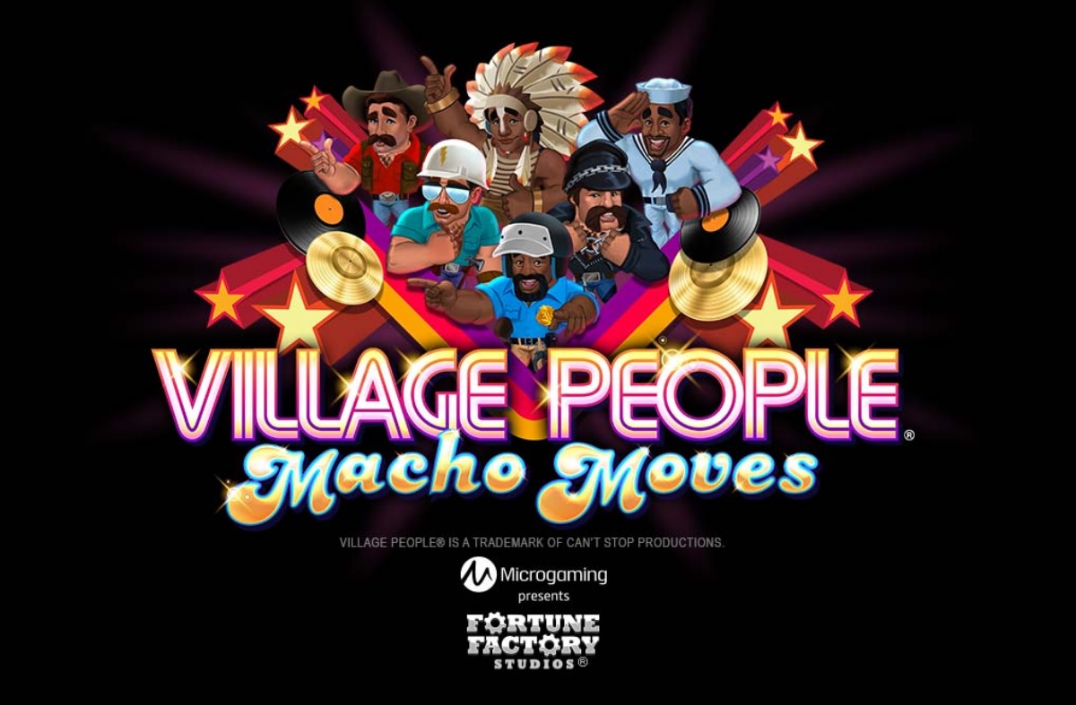 village people macho moves slot image