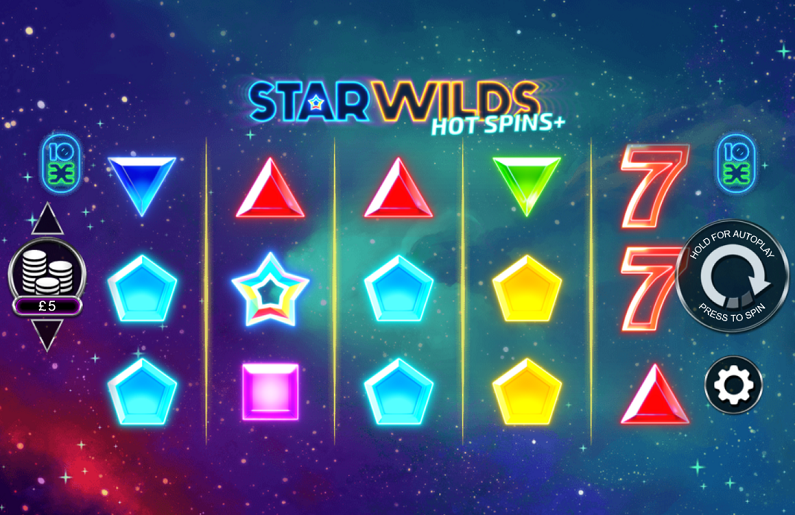 star wilds hot spins plus slot reels