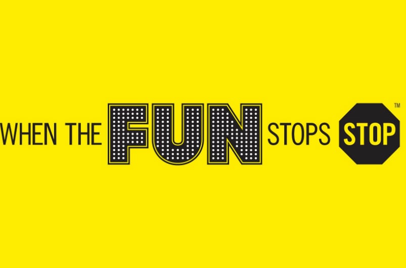 when the fun stops slogan