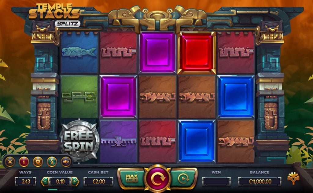 Temple Stacks slot by Yggdrasil Gaming