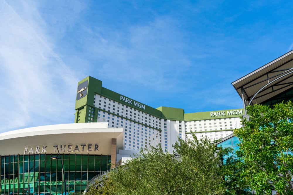 Park MGM building in Las Vegas