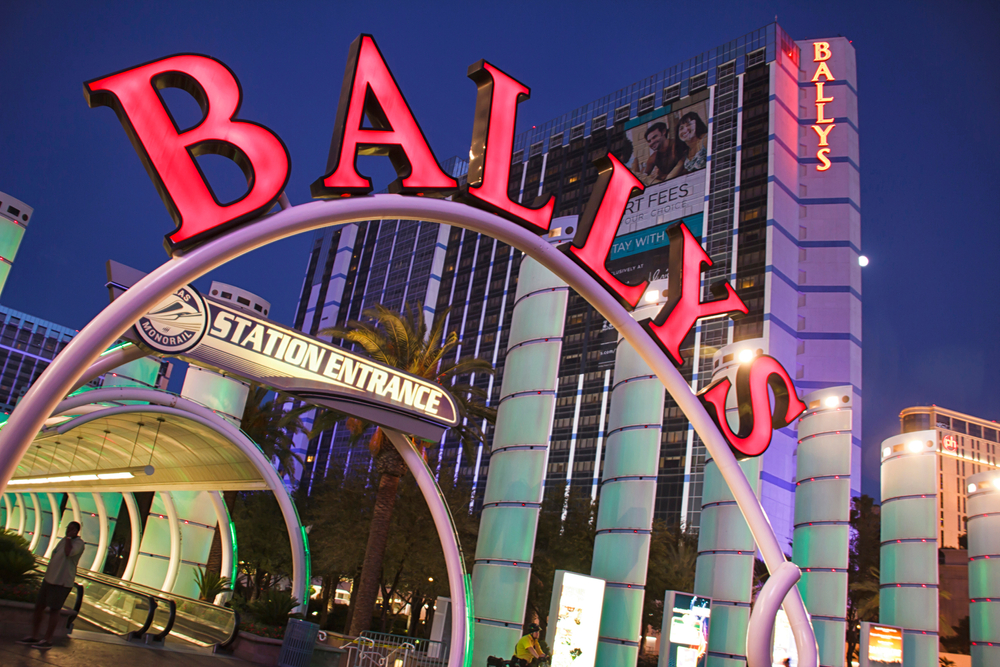 Bally's entrance sign Las Vegas