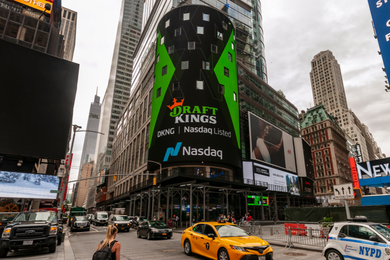 DraftKings logo on building